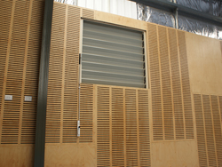 adjustable aluminium louvres for commercial buildings